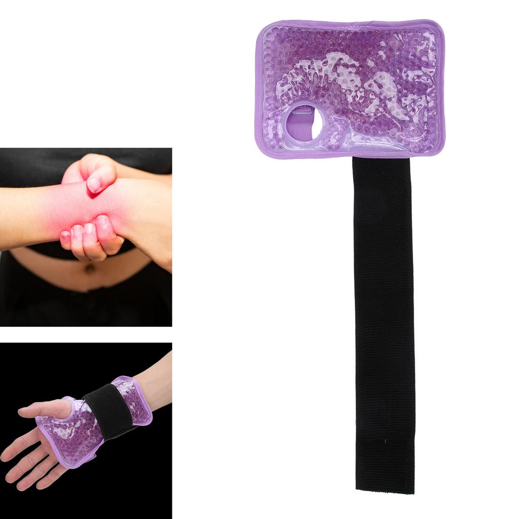 Wrist Ice Pack Wrap Reusable Hot and Cold Therapy Gel Pain Relief for Injuries Arthritis