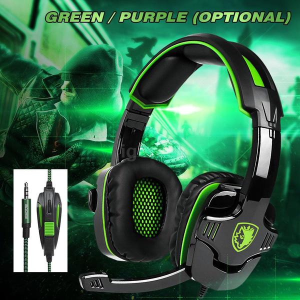 SADES SA-930 3.5mm Gaming Headset Noise Cancellation Hifi Music Headphones Mic