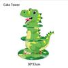 Cartoon Dinosaur Theme Cake Toppers Cute Dino Balloon Decorations Banner Tableware Set Birthday Party Supplies Baby Shower Favor
