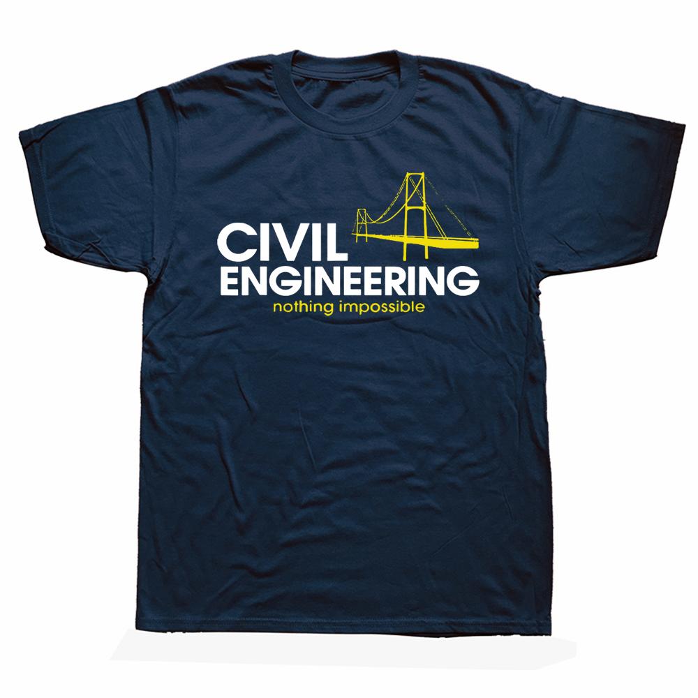 Funny Civil Engineer T Shirts Graphic Cotton Streetwear Short Sleeve ONeck Structural Engineering Students Gifts Tshirt Men