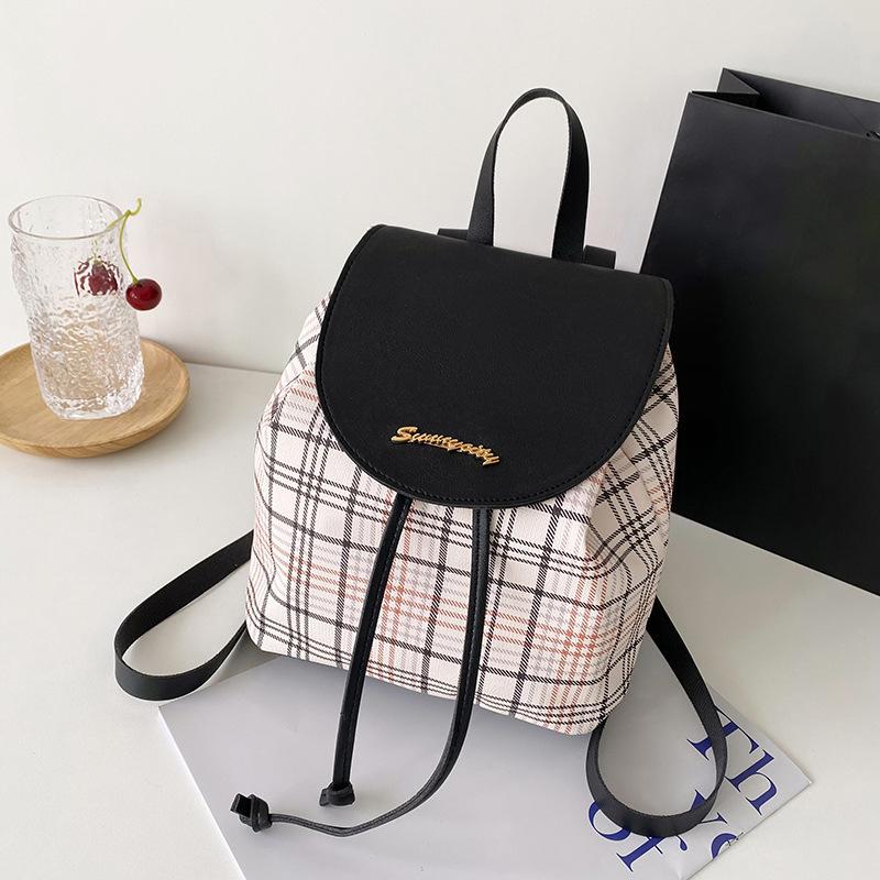 Korean Style Backpack For Women Bucket Bag School Bag For Middle School Students