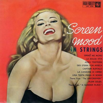 10inch Record LEON POPS ORCHESTRA CONDUCTED BY AK  Screen Mood In Strings LKF1109 KING Japan New Age  Easy Listening Used