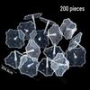 Clear Plastic Figurine Holder for Cake Decorations, Birthday Scene Accessories
