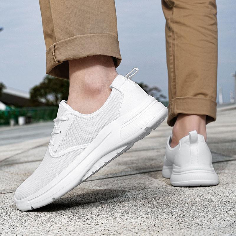 Herren Sport Laufen Schwarz Joggingschuhe Freizeitsneaker Outdoor Atmungsaktiv Mann Leicht Stoßdämpfung Tennisschuhe Große Größe 39-48