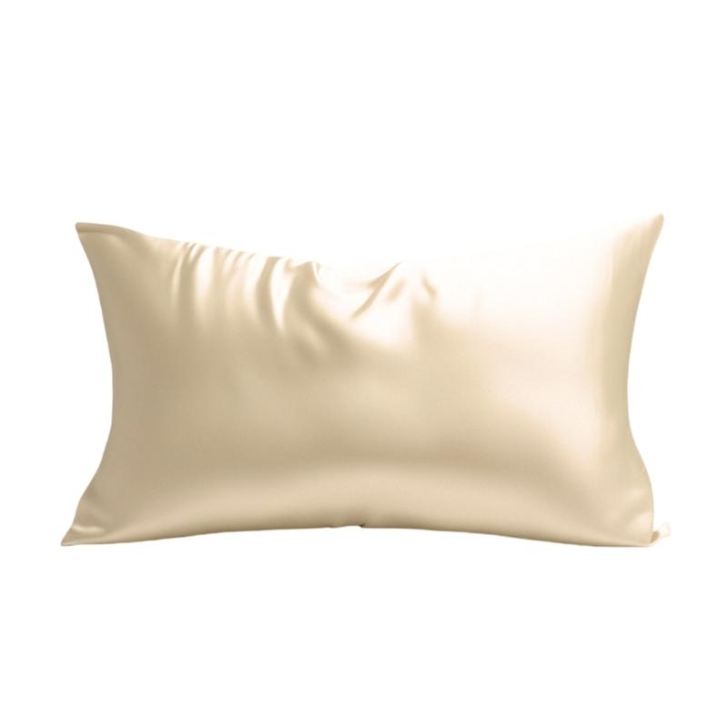 

Luxurious Simulated Silk Pillowcase Colorfast Durability Pillow Cover Zippered Designing for Easy Care and Use шампанского
