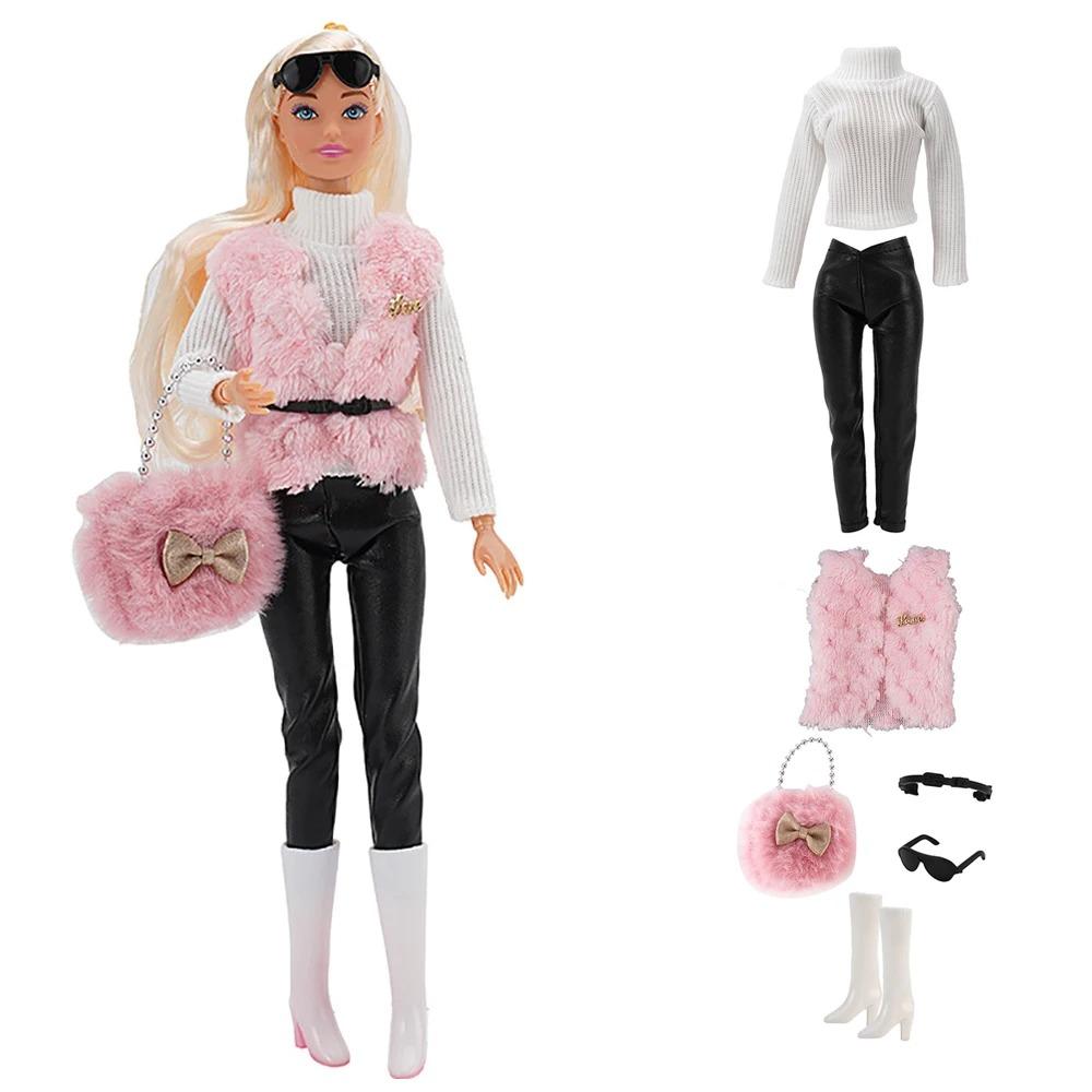 NK Official New Winter Clothing 1/6 Doll Accessories Fashion Lady 11.5 Inch Doll Clothes Modern Dress For Girl's Doll Gift JJ