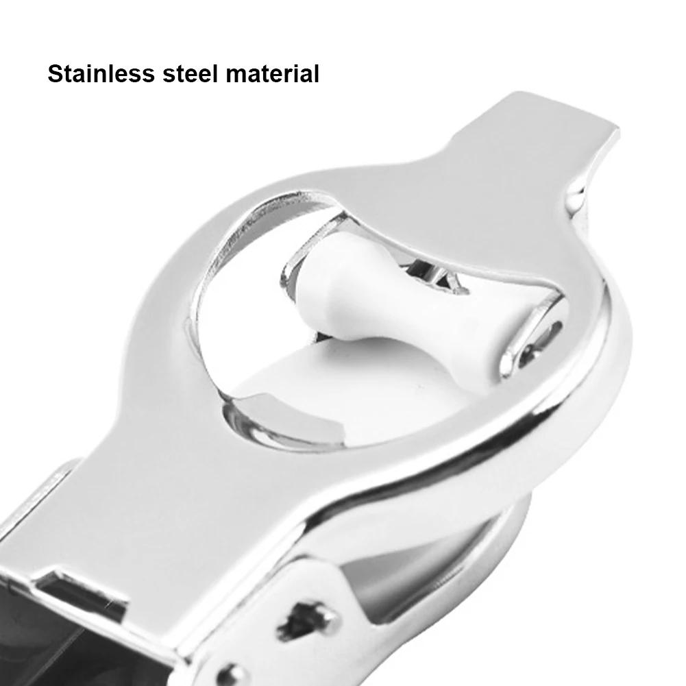 1/2Pcs Stainless Steel Beer Bottle Opener Foldable Bottle Stopper Bottle Cap Opener for Kitchen Restaurant Party