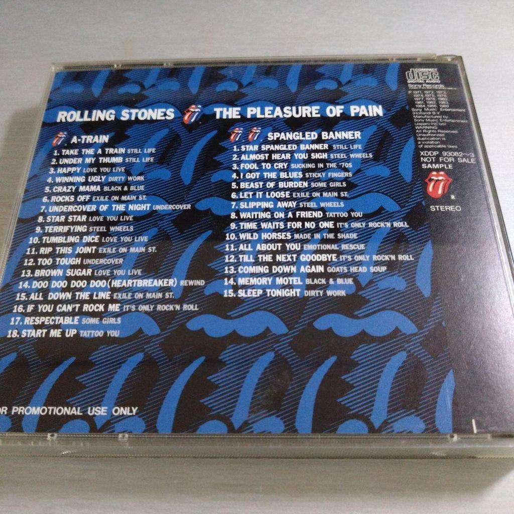 [USED] ROLLING STONES pleasure of pain promo 2CD