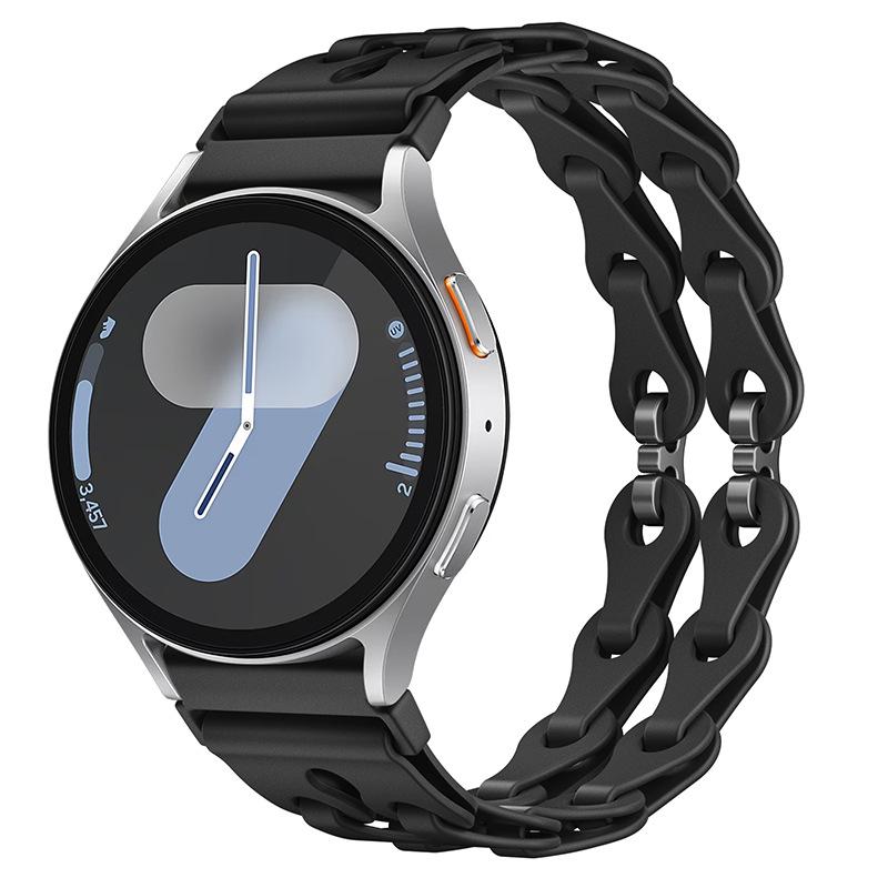 Fashion Hollow Silicone Strap for Samsung Watch7 & Huawei GT3 Pro