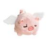 Cute Flying Pig Plush for Kids Shaking Tail Attract Soft PP Cotton Pig Stuffed Toy for Wallets Bags White