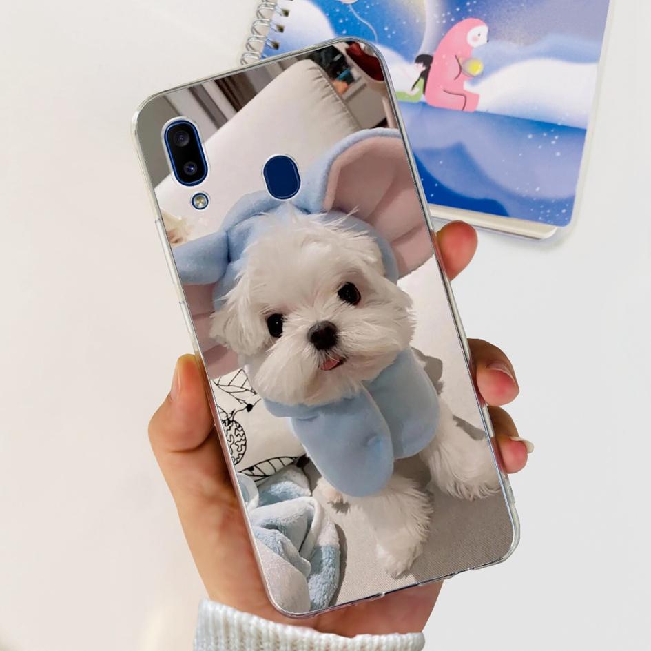 

For Samsung Galaxy A20 Case Galaxy A20S Silicone Cover Fashion Flower Phone Cases For Samsung A20s A 20 20s A207 A20e Soft Funda Samsung A20e