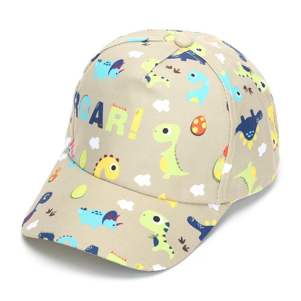 Animal Print Kid Baseball Cap Breathable Boy Girl Sunshade Cap Cute Wide Brim Visor Hat Outdoor