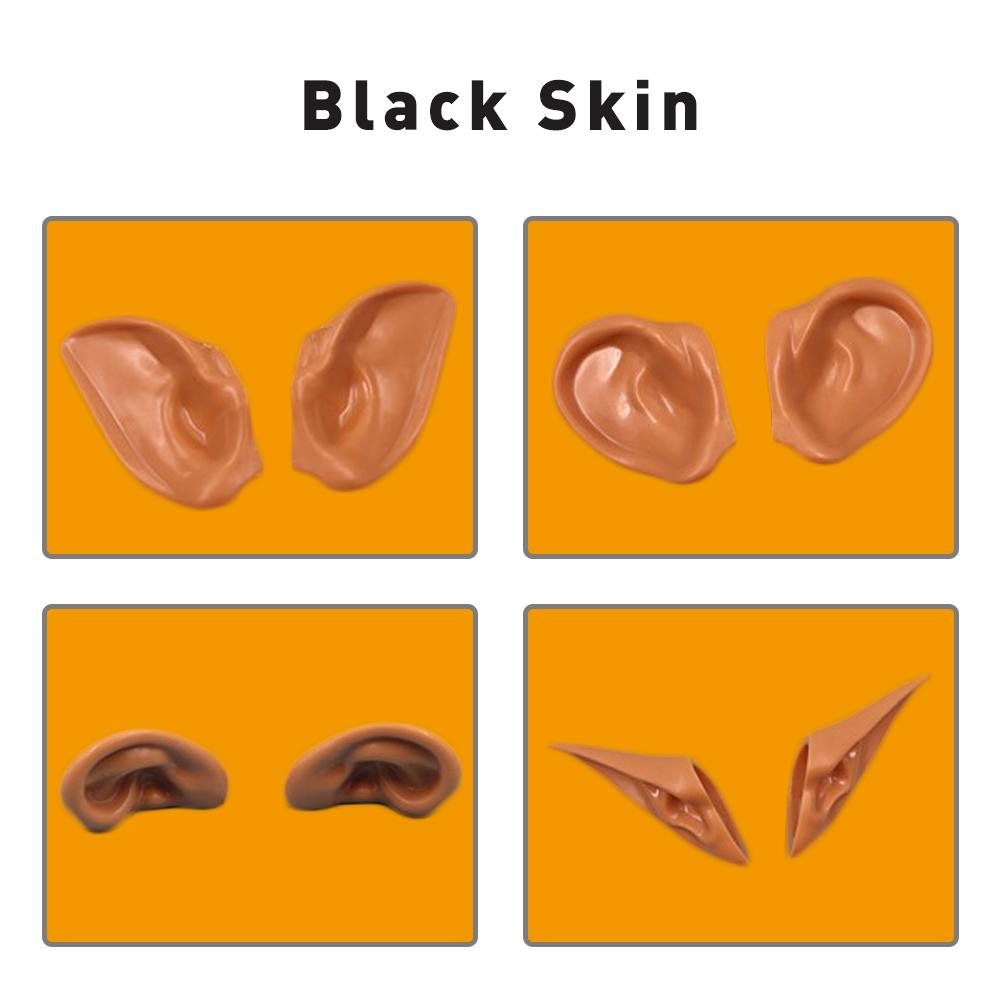 DBS Blyth Puppe Ohr Menschliche Ohren, Elfenohren Mit Ton befestigt, kein Schneiden erforderlich Weiße Haut, Bräunliche Haut, Dunkle Haut, Natürliche Haut