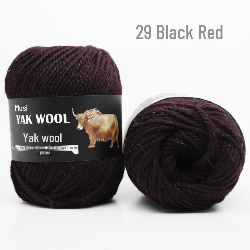 3-fädiges Garn aus Yak-Daune: Handgestrickter mittelschwerer Pullover/Cardigan/Schal/Mütze Häkelgarn.