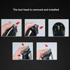 1 Set Hair Trimmer Razor Set 8 in 1 IPX7 Waterproof Beard Trimmer Men Cordless Electric Razor Nose Body Hair Clipper 120 Min Runtime Travel-Friendly