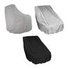 Boat Seat Cover Folding Detachable Elastic Rope Case Protector Silver