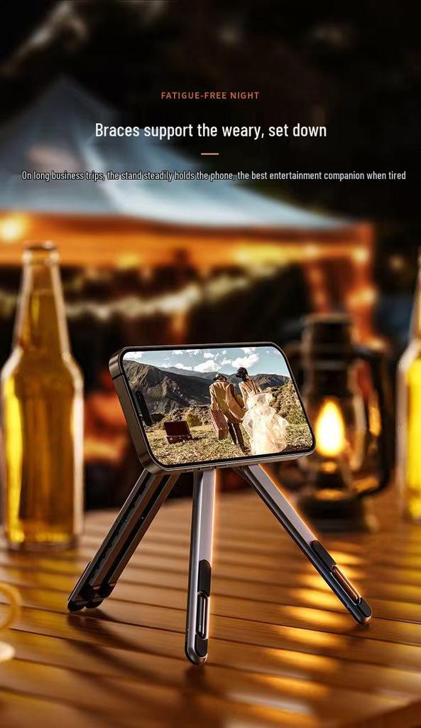 Magnetic Aluminum Mobile & Tablet Stand - Portable & Multifunctional Holder