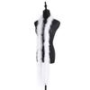 2Meters Colorful Marabou Turkey Feathers Boa 20G High Quality Plumes Shawl For Home Party Wedding Dress Decoration Feather Scarf