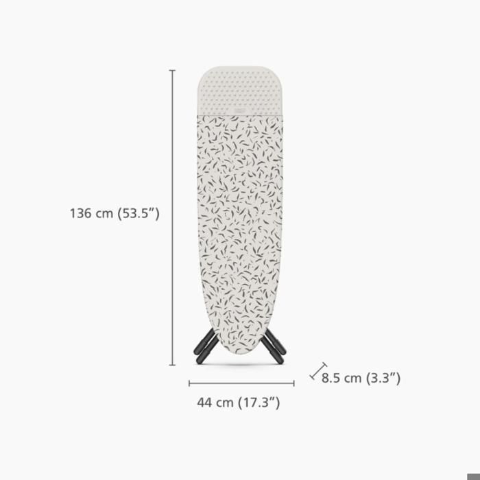 Planche à repasser avec porte fer intégré Joseph Joseph Glide Plus 50032 Ecru Scatter