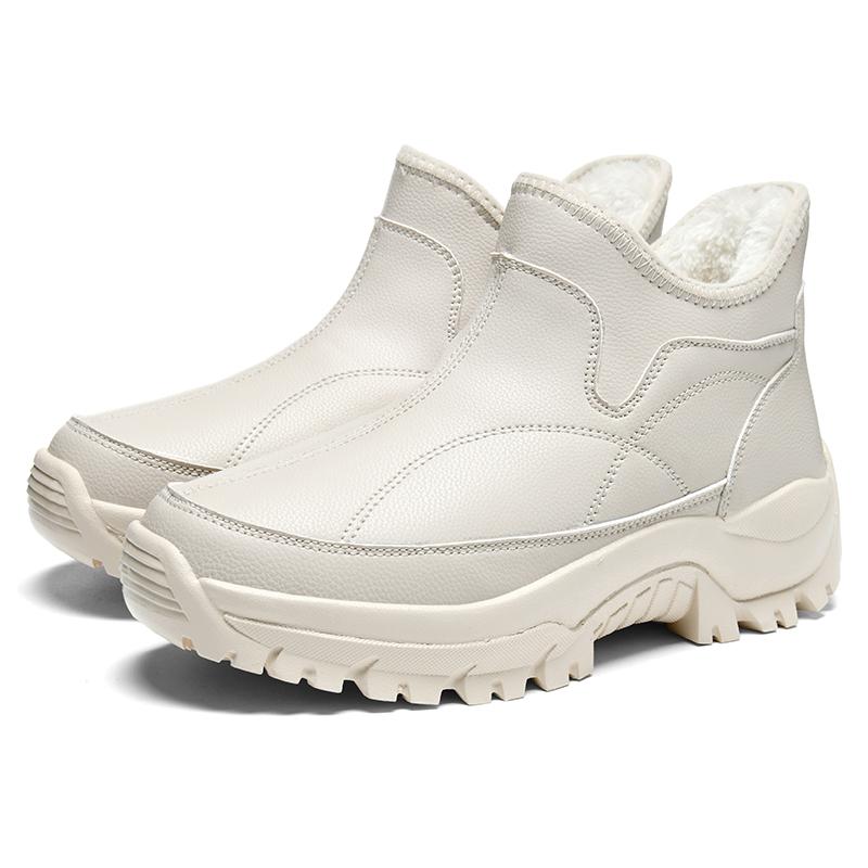 Winter Women’s Wedge Sneakers High-top Lady Height Increase Chunky Platform Casual Elegant Women Black Thick Sole Shake Shoe with Fur