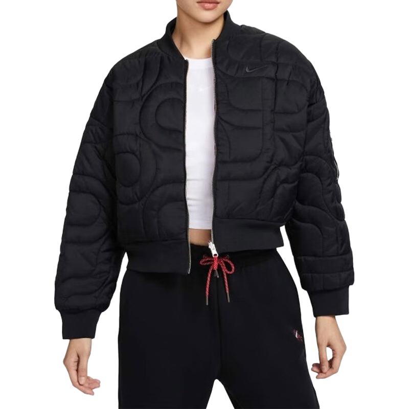

Nike Year Of The Snake Limited Edition CNY Windproof Casual Thick Warm Reversible Jacket Women jackets Black Red HV8469010 XL