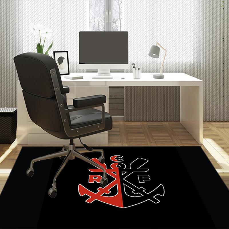 FLAMENGO Shield Emblem Carpet, Chair Rug,Rug for Office Bedroom living rooms, Doormat decor Fan Gift Christmas Gift