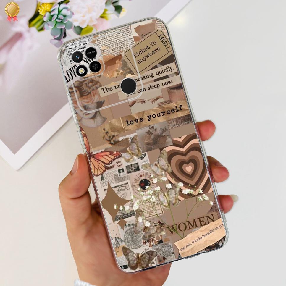 NEW Design For Cover Xiaomi Redmi 10A Case Cartoon Bumper Back Shockproof Soft TPU For Xiomi Redmi 10 10C A10 C10 Redmi10 A Bag