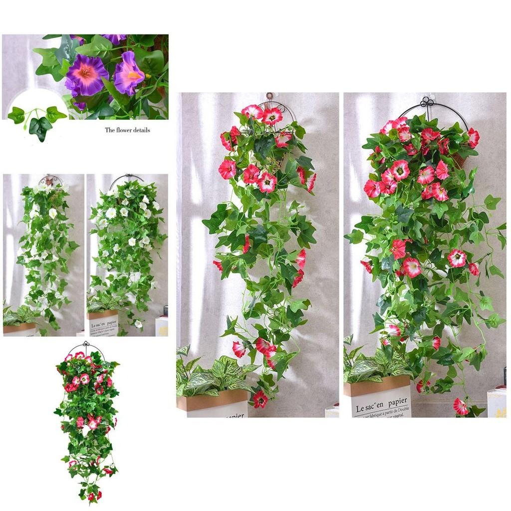 Fake Morning Glory Vine For Stunning Indoor And Outdoor Decoration**