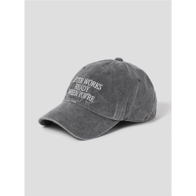 8seconds Pigment Letter Ballcap Ash (29578BWY94)