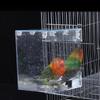 Hanging No-Leakage Shower Transparent Parrot Bathtub Bathing Box Birdbath Bird Bath for Cage