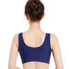 Dentelle Sexy Grosse Fille Mince Sans Anneau en Acier Grande Taille Sous-vêtement Style Gilet Élargi Sport Sommeil Push-up Soutien-gorge