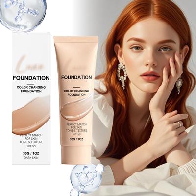 Lightweight Long-Lasting Tone-Correcting Foundation for Deep Skin – Breathable, Not Heavy, Creates Even Complexion