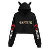 BEASTARS Animal Rhapsody Cat Ear Cropped Hoodie - Loose Street Style