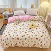 1PC Cartoon Crocodile Pattern Duvet Cover 100% Cotton Quilt Cover with Zipper Skin-friendly Comfortable Queen Size Bedding