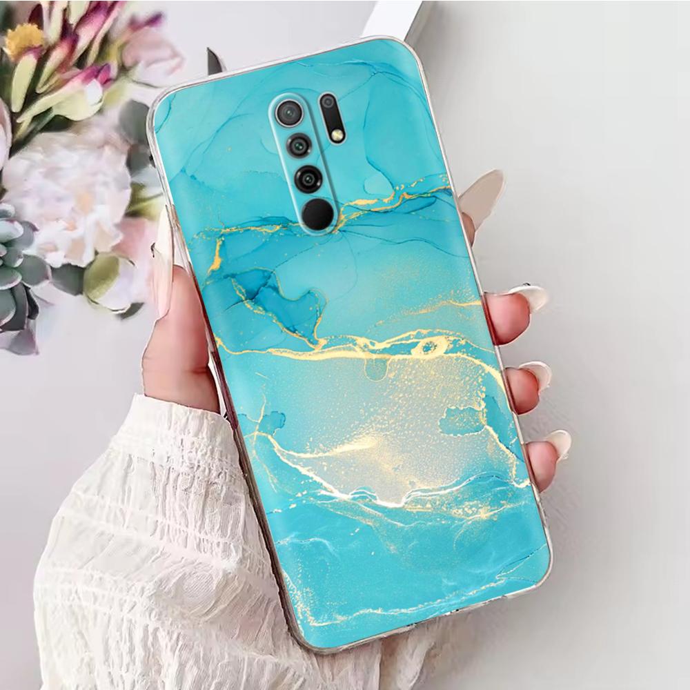 Phone Case For Xiaomi Redmi 9 Case Soft TPU Silicone Back Cover for Xiaomi Redmi 9 Redmi9 Case Transparent Bumper Cover Fundas