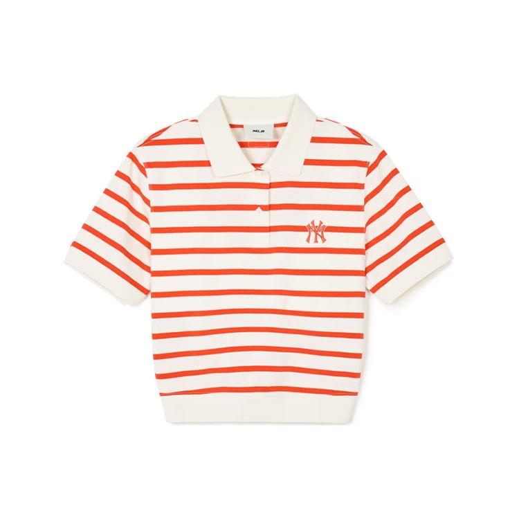 New MLB New York Yankees Polo Shirts Women's Red 3FPQV0143-50CRS