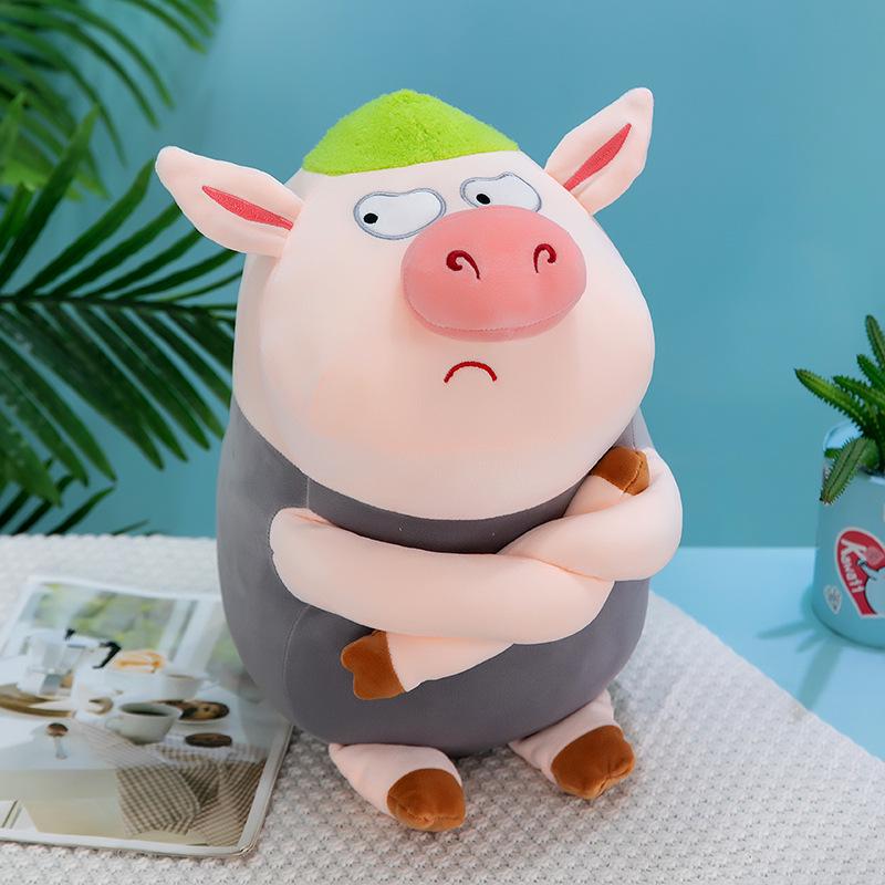 

Sassy Pig Kawaii Plush Pillow - Cute Gift for Girls & Best Friends Birthday 40 cm