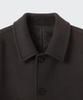 Musinsa Standard Wool Blend Oversized Car Coat [Gunmetal]