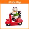 Cute Cartoon Driving Car Motorcycle Sleeping Scene Mini Model Decor Ornament