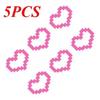 6PCS Mosaic Heart-shaped Pixel Heart-shaped Car Window Decoration, Waterproof Headlight and Taillight Decoration Stickers