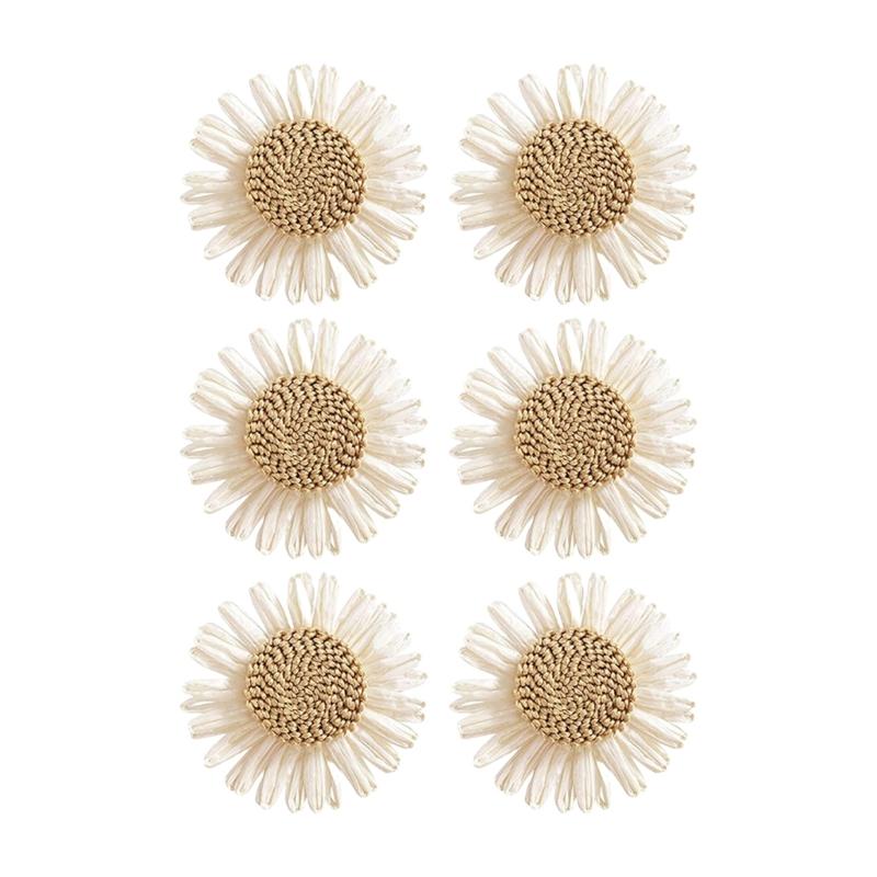 

Set Of 6 Handmade Flower Designs Table Holders Elegant Table Holders Perfect For Enhancing Dining Experience 1