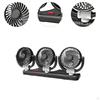 Car Fan Powerful Three Heads Portable Versatile Air Circulation Adjustable Speeds for RV