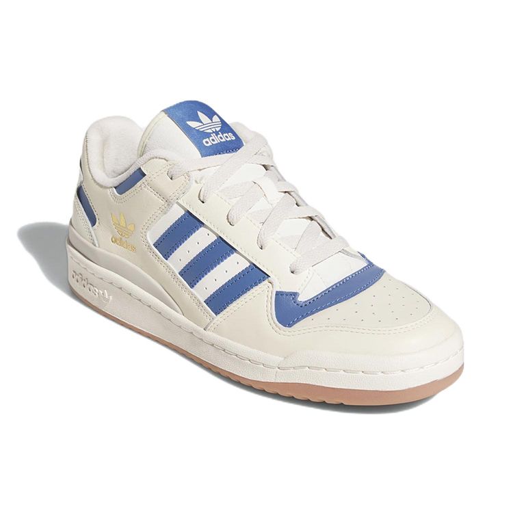 adidas Forum Low Off White Altered Blue Unisex Sneakers Cream Cream-White HQ1493