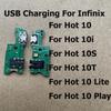 New For Infinix Hot 10 Play Charging Connector Charger Port Dock Plug Connector Board Flex Cable For Hot 10 10i 10s 10t Lite
