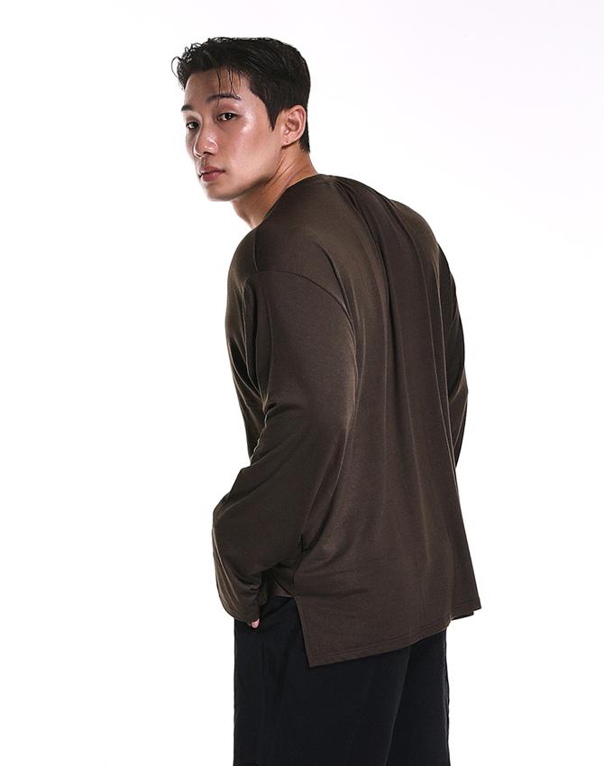 Rvd Воздушный Модальный Оверсайз с Длинным Рукавом (хаки) Khaki/2Xl