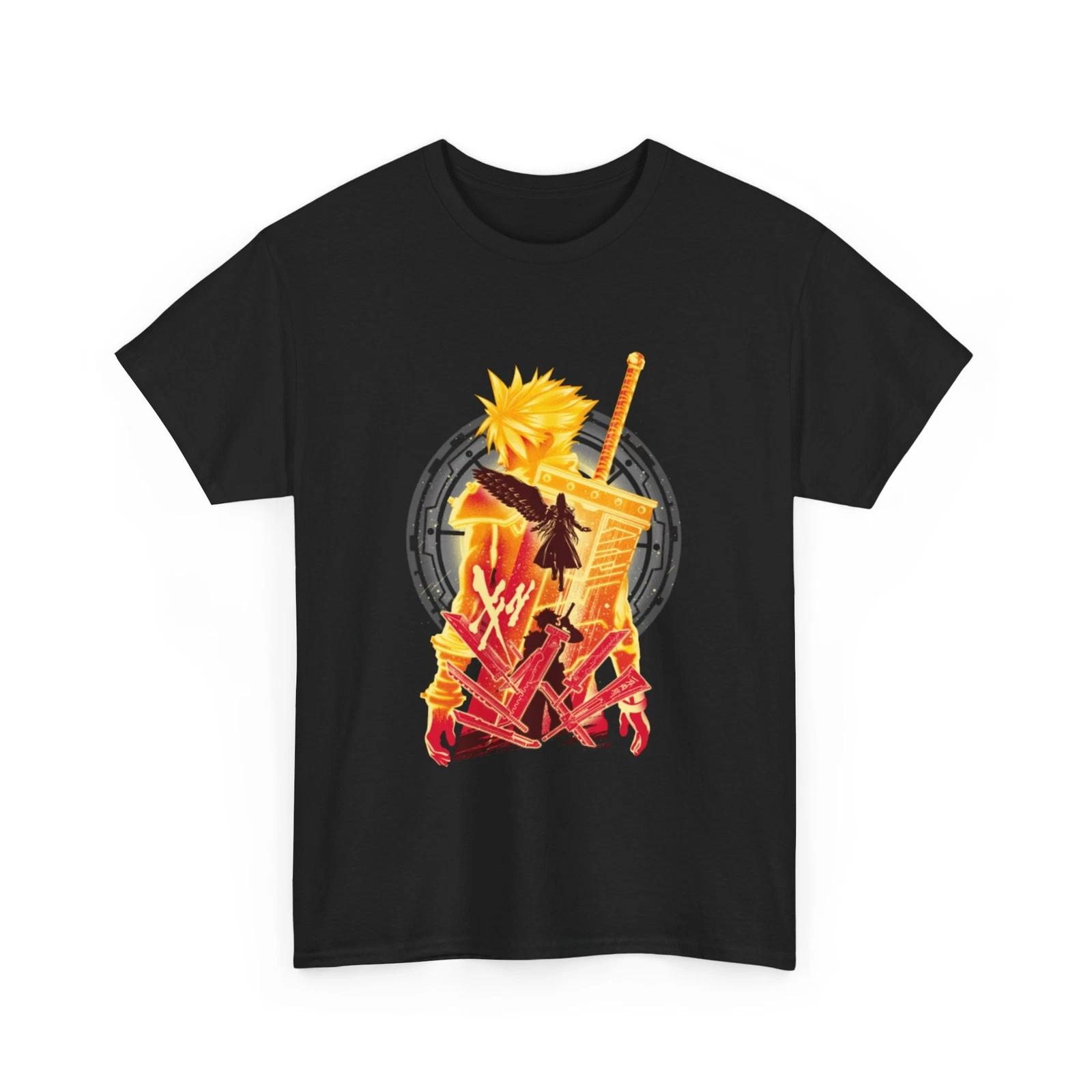 Final Fantasy T-Shirt - Cloud Strife Shirt - Fantasy Seven Shirt 3XL