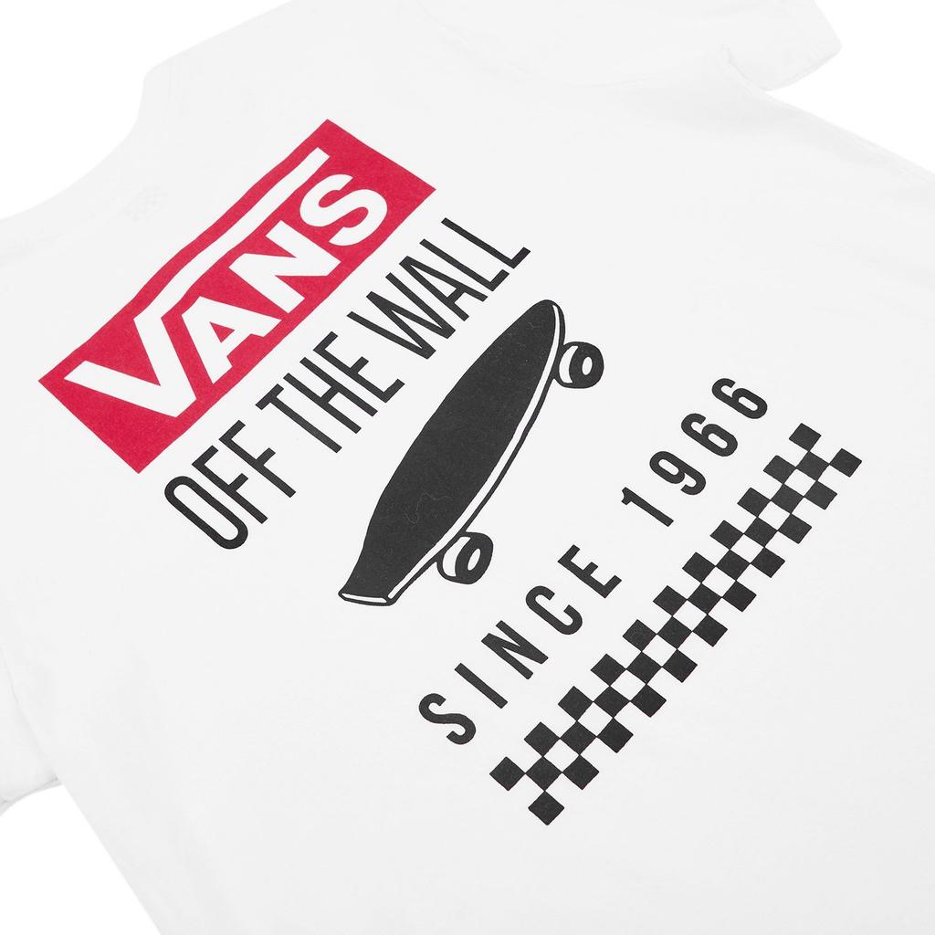 Vans Lässiges Bequemes Vielseitiges Kurzarm Regular T-Shirt Damen Oberteile Weiß VN0A4BRHWHT