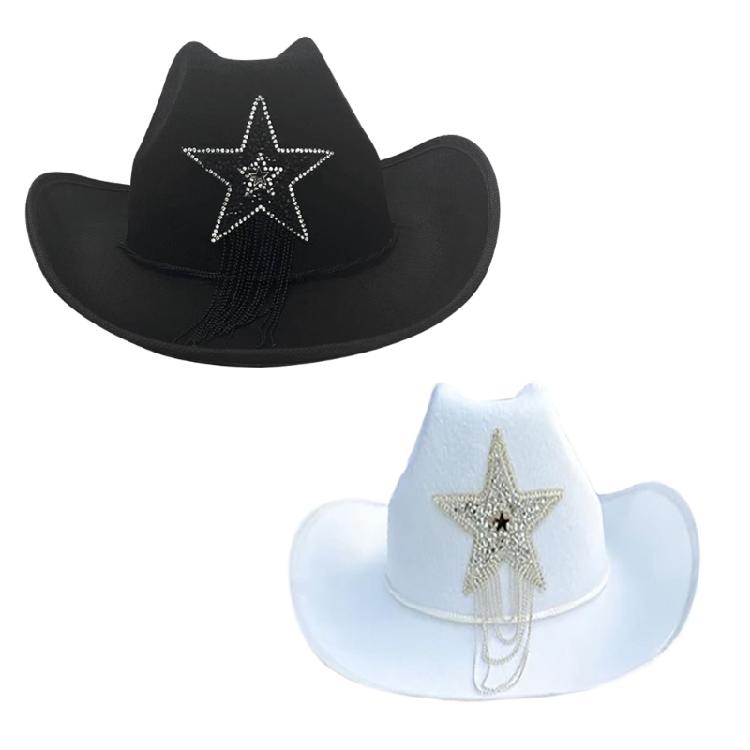 Bridal Party Bride Cowgirl Hat Bride Cowboy Hat Bride Hat Bachelorette Party Hat