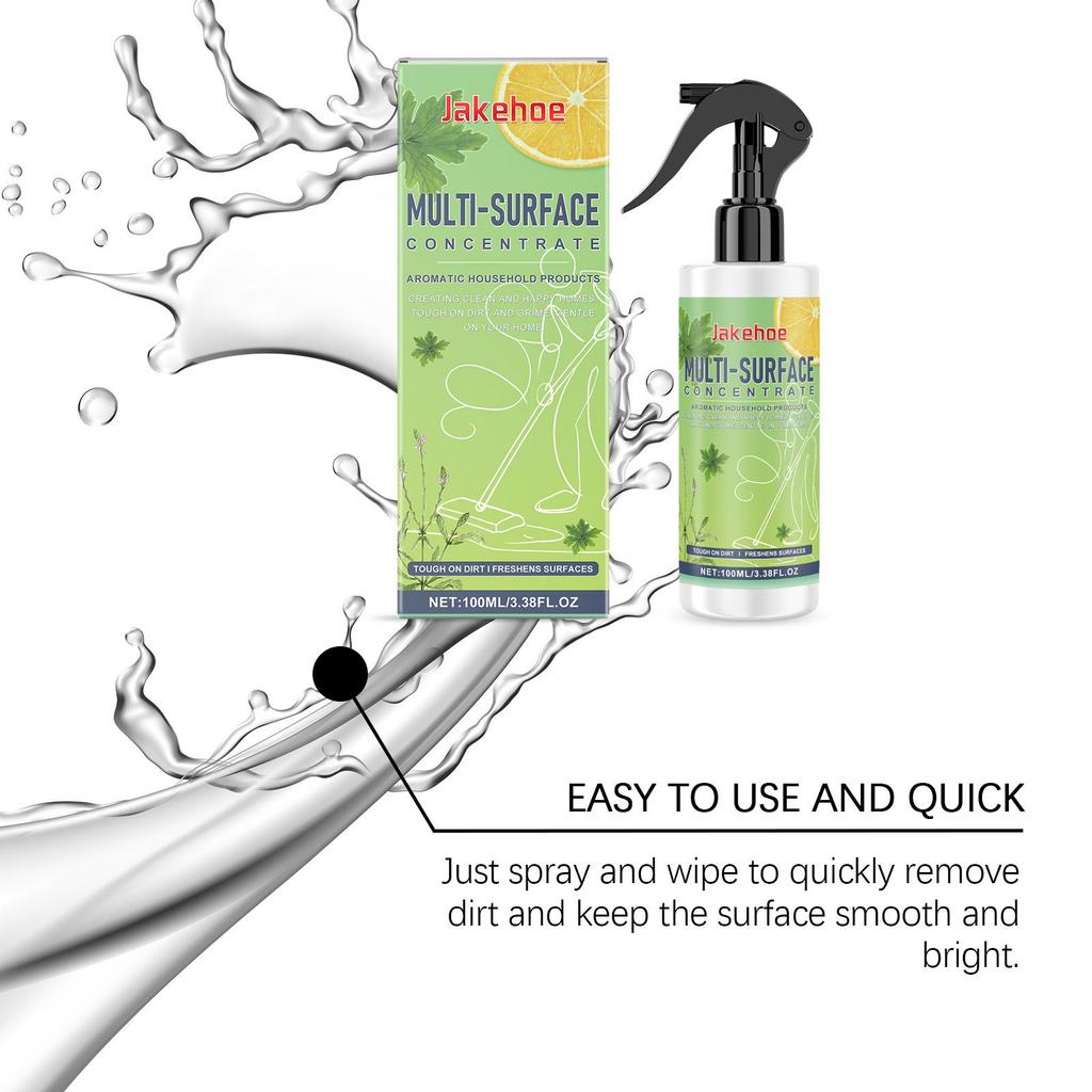 100ml  Multi-Surface Cleaner Stovetop Limescale Tile Bathroom Multi-Cleaner Protects Surfaces Clean and Shiny