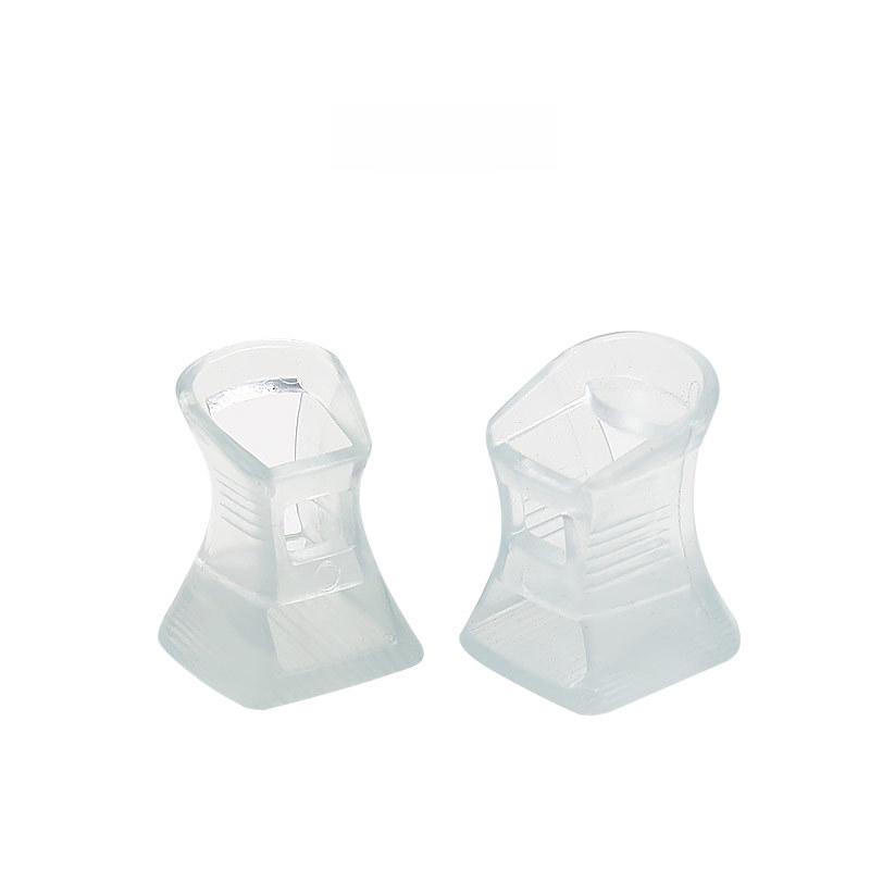 

High Heels, Heel Protective Cover, Horseshoe Heel Non-slip and Anti-wear, Shoe Heel, Heel Cover L прозорий